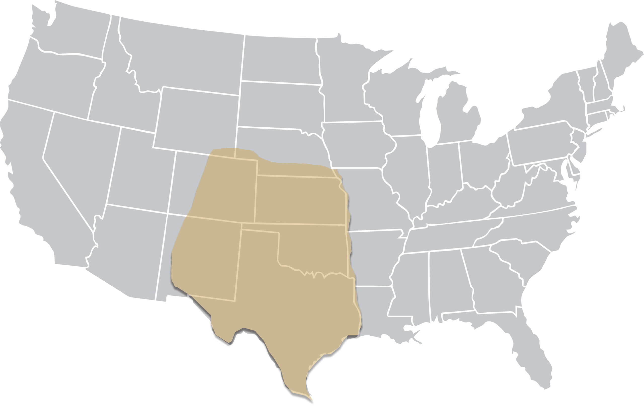 A US map of where 813 Triticale grows.